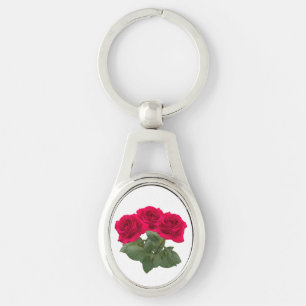 Porte-clés Roses rouges