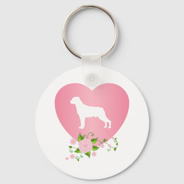 Porte-clés Rottweiler (Recto)