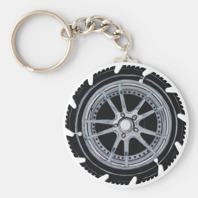 Porte-clés Roue Mag Chrome (Devant)