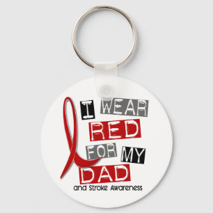 Porte-clés ROUGE d'USAGE de la course I POUR MON PAPA 37