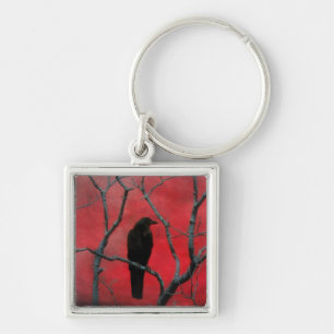 Porte-clés Rouge gothique