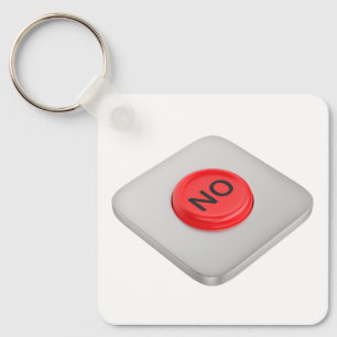 Porte-clés Rouge rond sans bouton