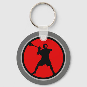 Porte-clés rouge tireur