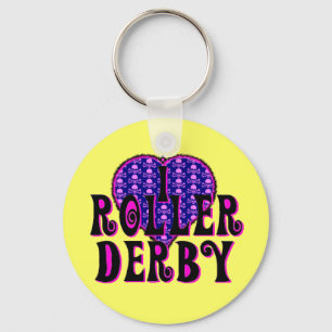 Porte-clés Rouleau Derby du coeur I