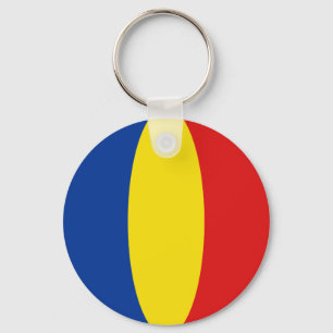 Porte-clés Roumanie Porte - clé du drapeau Fisheye