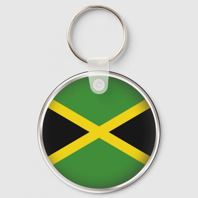Porte-clés Round Jamaïque (Recto)