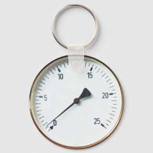 Porte-clés Round Pressure Gauge Dial Keychain