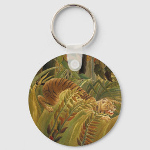 Porte-clés Rousseau Jungle Tropical Tiger Art