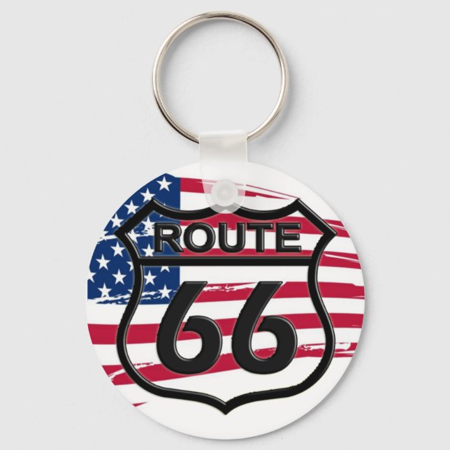 Porte-clés Route 66 (Recto)