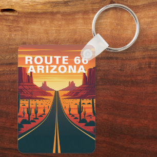 Porte-clés Route 66 Arizona Mother Road Voyage