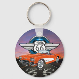 Porte-clés Route 66 Keychain - SRF