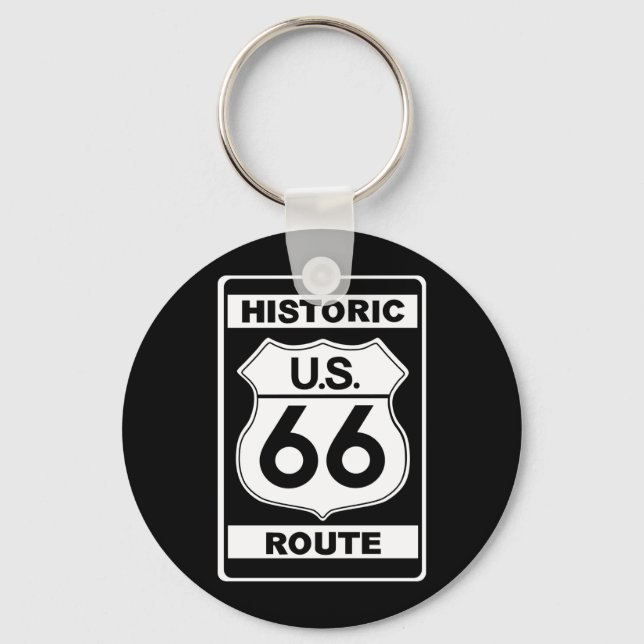 Porte-clés Route historique 66 Porte - clé (Recto)