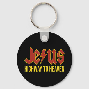 Porte-clés Route Jésus Au Ciel Don Chrétien T-ShirtJesu