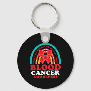 Porte-clés Ruban de sensibilisation au cancer du sang du myél