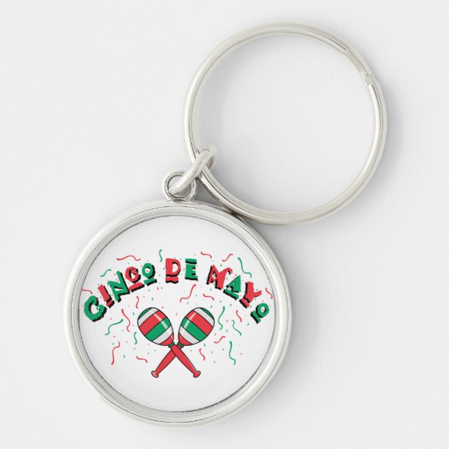 Porte-clés Rubans & Maracas - (Devant)