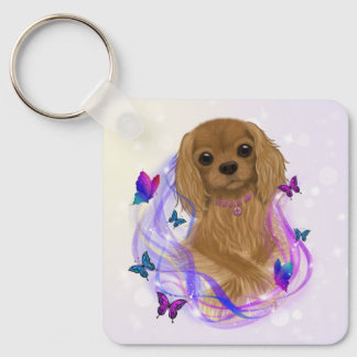 Porte-clés Ruby Cavalier King Charles Spaniel Keychain