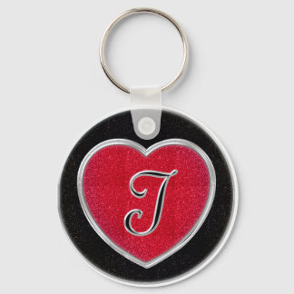 Porte-clés Ruby et Onyx Heart Keychain