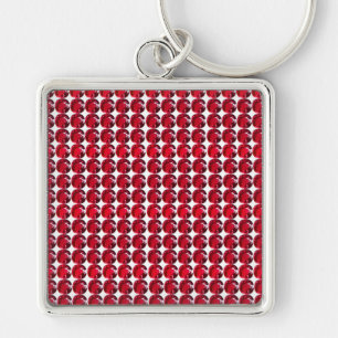 Porte-clés Ruby Gemstone Art, Porte - clé rouge