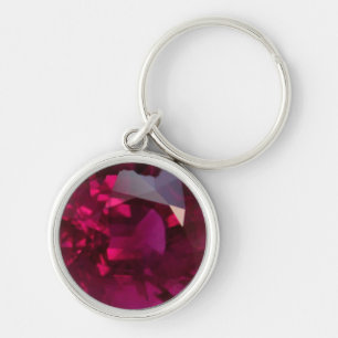 Porte-clés Ruby Gemstone Porte - clé