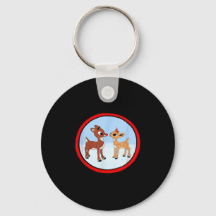 Porte-clés Rudolph Et Clarice Noël Enfants Filles Tee Renne