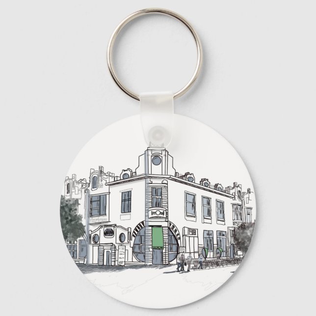 Porte-clés rue de la vieille ville (Recto)