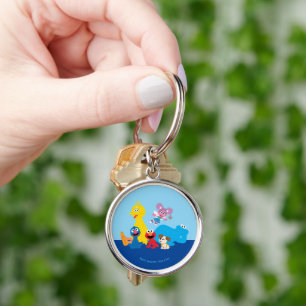Porte-clés Rue Sésame   Coloré Sesame Street Pals
