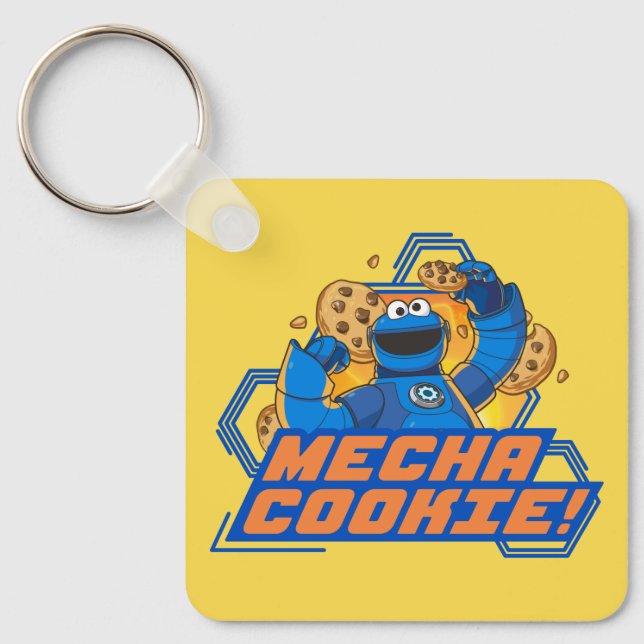 Porte-clés Rue Sésame | Cookie Monster Mecha Cookie! (Recto)