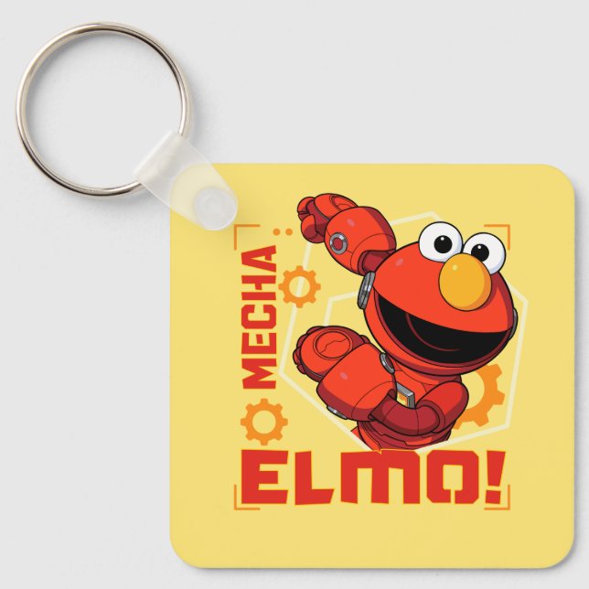 Porte-clés Rue Sésame | Mécaniciens Elmo Design (Recto)