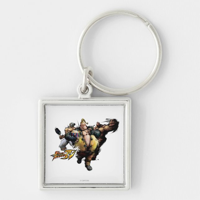 Porte-clés Rufus, EL Fuerte et Zangief (Devant)