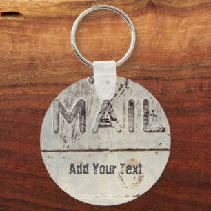 Porte-clés Rustic Mailbox - Personalizable