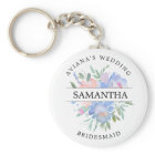 Rustique Chic Blush bleu rose Floral Personnalisé