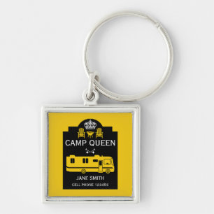 Porte-clés RV Camping Queen USA