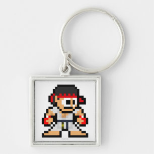 Porte-clés Ryu à 8 bits