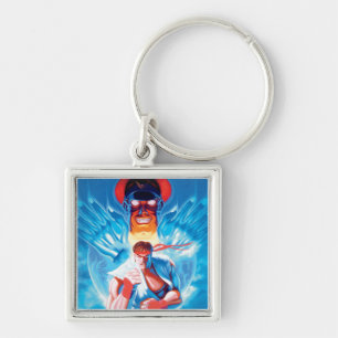 Porte-clés Ryu contre le bison