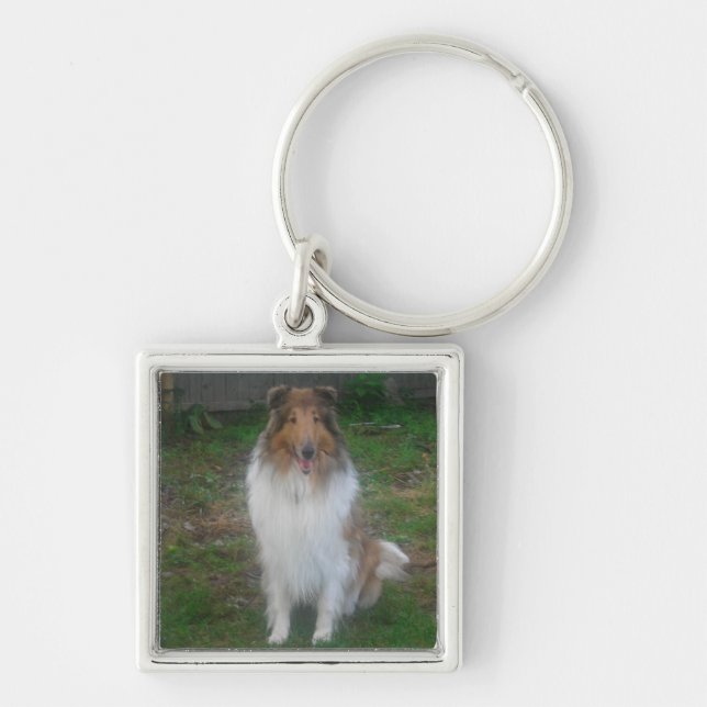 Porte-clés Sable Rough Collie (Devant)