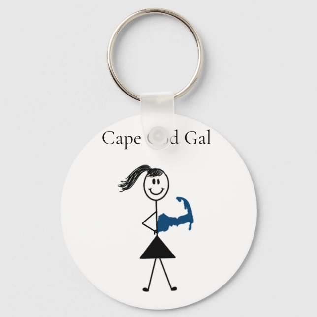 Porte-clés Sac fourre-tout de Cape Cod Gal (Recto)