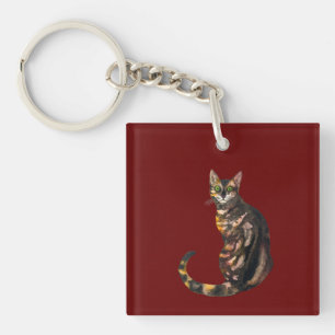 Porte-clés Sac fourre-tout T-shirt chat du Bengale