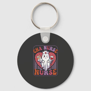 Porte-clés Sac infirmière Cna Halloween fantôme stéthoscope s