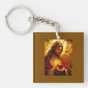 Porte-clés Sacré-Cœur de Jésus 