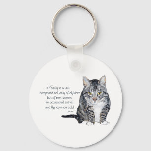 Porte-clés Sagesse Chat - Dynamique Familiale