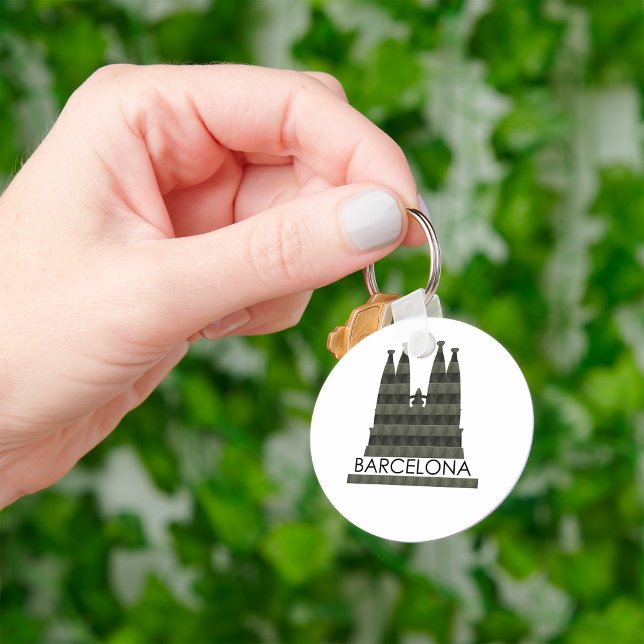 Porte-clés Sagrada Familia Barcelona Skyline (Créateur téléchargé)