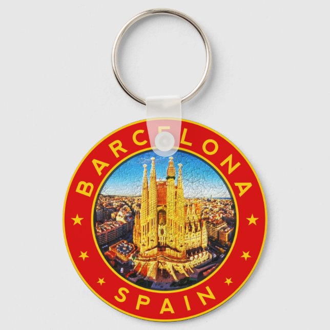 Porte-clés Sagrada Familia Barcelone (Recto)