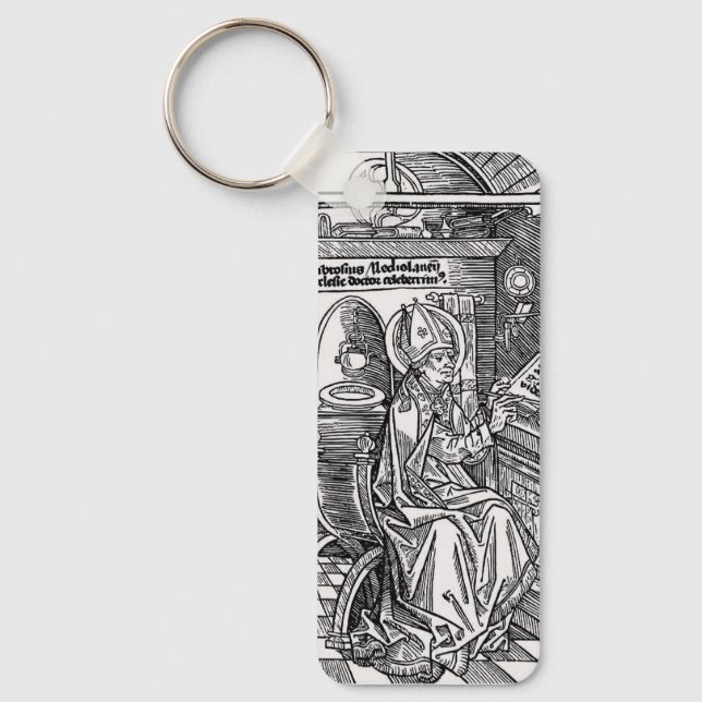 Porte-clés Saint Ambrose de Milan (Recto)
