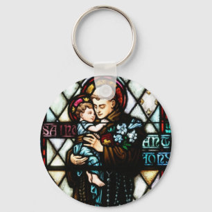Porte-clés Saint Antoine de Padoue qui a un enfant