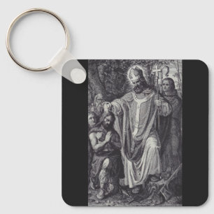 Porte-clés Saint Boniface, Apôtre Premium d'Allemagne
