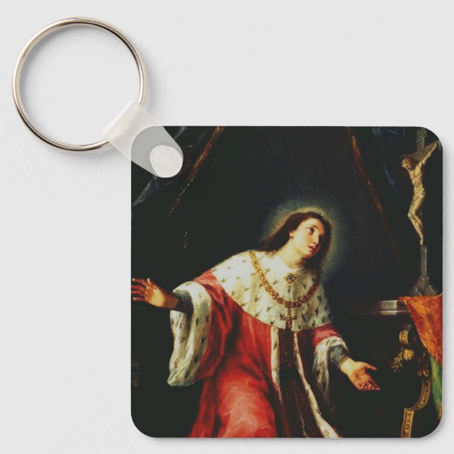 Porte-clés Saint Casimir Jagellon - Saint patron de la Pologn (Recto)