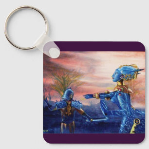 PORTE-CLÉS SAINT GEORGE ET ALIEN DRAGON