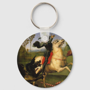 Porte-clés Saint-George et le Dragon