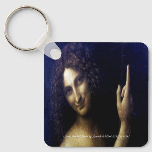 Porte-clés Saint Jean Baptiste par Léonard de Vinci
