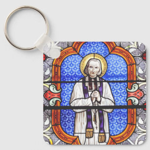 Porte-clés Saint Jean Vianney Guide de l'Âme Premium Impressi